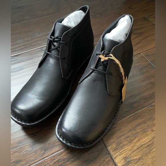Born Men’s Harrison Leather Boots size 13, Black - Picture 2 of 7